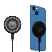 Mini chargeur sans fil portable 3 en 1 15W Charge rapide avec fonction de rotation Forme de support Type-C pour iPhone