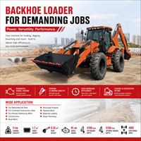 Auf Lager: LOGWAY Baggerlader mit 3 Tonnen Ladekapazität, Robuste Baukonstruktion für Rohrleitungsarbeiten