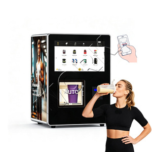 Máquina expendedora de proteínas en polvo frías y calientes de autoservicio para escritorio, precio de fábrica YISO, máquina expendedora de suplementos deportivos - Product Image 1