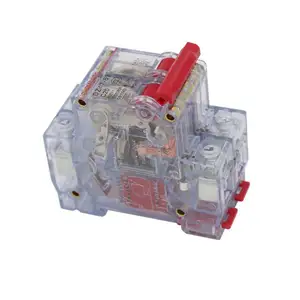 DZ47-63/1P2P3P4P Transparent small circuit breaker Household air switch C4532a short circuit overload protection