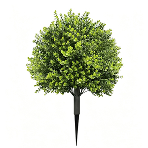 UV Resistant Artificial Cypress Eucalyptus Picks, <b>Fake</b> Greenery Ground Stakes for Patio Wedding Landscape Decoration - Product Image 1