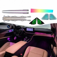 Éclairage d'ambiance intérieur de voiture RGB 64 couleurs, haut-parleur de voiture pour Toyota Camry 2024-2025, symphonie dynamique