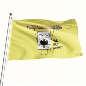 Good Quality 100% Polyester 3x5FT Digital Printing Custom SpongeBob SquarePants Flags <b>Banners</b> - Product Image 3
