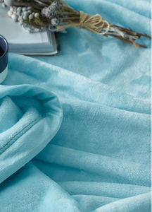Couverture polaire en flanelle unie super douce personnalisée pour lits, couverture polaire chaude et douce en flanelle, vente en gros - Product Image 5