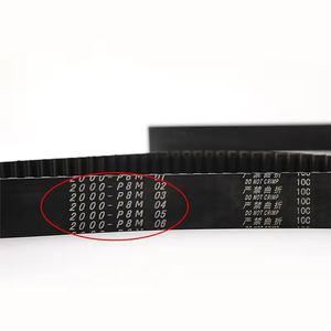 Piezas de Elevador, Correa Síncrona para Máquina de Puerta de Elevador 2000-P8M, Sistema de Puerta de Elevador - Product Image 3