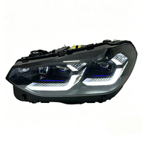 Phare avant bicolore SJC Auto pour BMW X3 G01 G08 2018-2021, phares jaunes et blancs, feux de jour DRL, phare laser LED avec prix d'usine