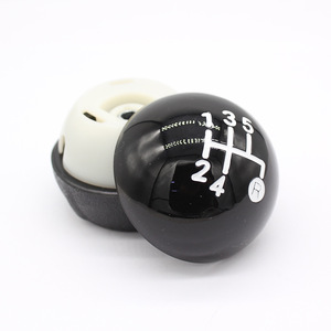 Car Gear <b>Shift</b> <b>Knob</b> Black 5 Speed 6 Speed Ergonomic For Fiat 500C - Product Image 3