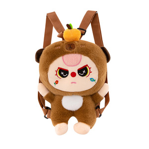 MXM Super Soft PP Cotton Plush Animal Doll Backpack Cartoon Anime Design Youth Cute <strong>Bag</strong> Birthday Gift Kids Wholesale - Product Image 5