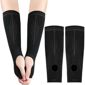 Mangas de Compresión Deportivas al por Mayor, Mangas de Gimnasio Personalizadas, Mangas de Ciclismo Tejidas para Voleibol - Product Image 1