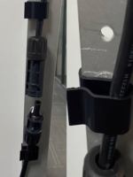 Clip de fixation de câble pour module solaire photovoltaïque noir résistant aux UV en ABS avec support à ressort et garantie de 15 ans