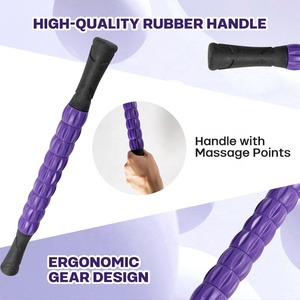 Bán buôn xách tay PVC massage con lăn Stick áp lực thư giãn công cụ cho yoga cơ thể mặt đầu cánh tay chân vú bài tập - Product Image 3