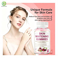 Gummies Éclaircissantes OEM ODM au Glutathion, Collagène, Biotine, Vitamine B12 et Zinc pour une Peau Éclatante – 60 Gummies – Complément Alimentaire Premium