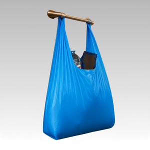 ถุงหิ้ว HDPE แบบม้วนยี่ห้อ HuamaoHengchun พร้อมรอยฉีกง่ายสำหรับใส่สินค้าในซูเปอร์มาร์เก็ตและร้านค้าปลีก - Product Image 6