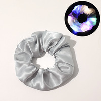 PT196A Creative led scrunchies 9 colores de fiesta de halloween chica de bar luminoso banda de pelo de Navidad scrunchies