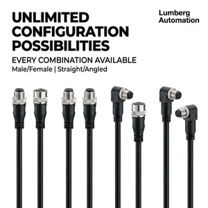 Кабель Lumberg Automation CANopen DeviceNet M12, 5-контактный, 4-жильный, двусторонний, PUR, неэкранированный, IP67, IEC 61076-2-101. Цена по проекту, в наличии. - Product Image 2