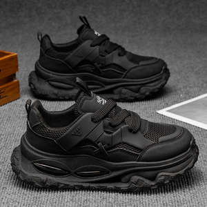 Chaussures pour hommes 2025, chaussures de marche décontractées en maille respirante avec augmentation de la hauteur cachée, chaussures de course pour jeunes, chaussures de sport amortissantes - Product Image 4