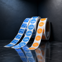Étiquettes RFID NFC pré-imprimées en papier couché ISO14443A 13,56 MHz
