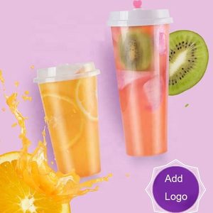 Tasse à thé emmêlée givrée transparente personnalisée gobelets durs jetables en plastique d'injection PP avec couvercles en gros - Product Image 5