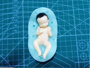 3d bebé de silicona <span class=keywords><strong>molde</strong></span> <span class=keywords><strong>fondant</strong></span> <span class=keywords><strong>molde</strong></span> para pastel haciendo - Product Image 2