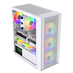 Lovingcool OEM Custom <strong>Computer</strong> PC <strong>Case</strong> Gaming Cabinet Support ATX Motherboard for Desktop Gaming PC <strong>Case</strong> <strong>With</strong> RGB Fan <strong>LED</strong> <strong>Lights</strong> - Product Image 2