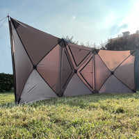 Quatre saisons Camping en plein air coupe-vent abri plage pique-nique pliable coupe-vent coupe-vent pare-vent