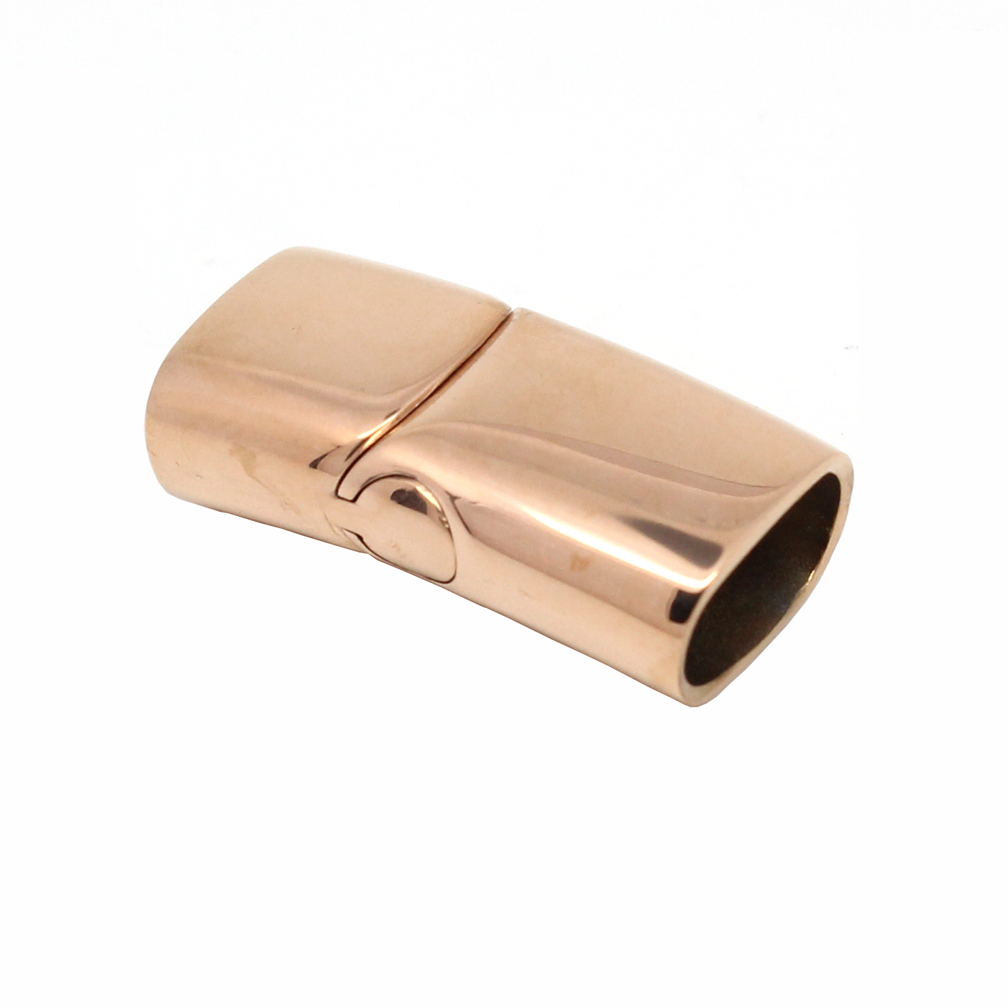 Shiny rose gold