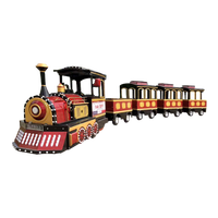 Ins — parc d'attractions populaire pour enfants, jeux de jeu sans suivi, conduite électrique, sur le Train