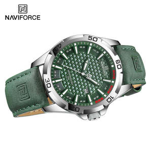 Naviforce 8023 Nuevo Reloj Deportivo de Moda para Hombre, Reloj de Pulsera de Cuarzo Resistente al Agua con Correa de Cuero de Alta Calidad, Reloj Masculino - Product Image 3