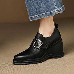 Zapatos de Cuero para Hombre de Lujo Estilo Italiano para Boda, Camuflaje, Formales, Sin Cordones, Oxford, Hechos a Mano, Ligeros para Otoño - Product Image 3