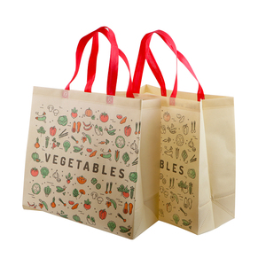 Borsa per la spesa con ruote <span class=keywords><strong>in</strong></span> <span class=keywords><strong>tessuto</strong></span> organico ecologico non <span class=keywords><strong>tessuto</strong></span> con manici, per pane e altro - Product Image 2
