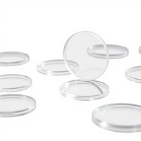 HC-Optics BK7 Verre optique de précision avec revêtement antireflet saphir, fenêtre de protection plate OEM, forme ronde, rectangulaire, en coin