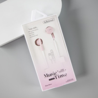 Earphone Musik Berkabel Fresh Fashion KIKI-420 Dengan Mikrofon untuk Semua Perangkat Tipe-C, Headphone Tipe C untuk Anak Perempuan dan iPhone 15