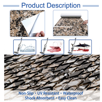 Accessoires marins, tapis de pont en teck synthétique EVA, feuilles en nid d'abeille durables pour tapis de sol de voiture, fabriqué en Chine