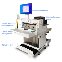 Máquina Automática para Embolsar Polipropileno con Alimentación Automática de Bolsas, Apertura, Sellado e Impresión de Etiquetas de Envío