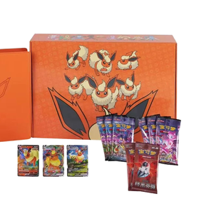 100% Original PokeMoned Tcg Simplified Chinese Eevee Vaporeon Jolteon Flareon Poke Mon Trading Cards <span class=keywords><strong>Gx</strong></span> Gift Box Exclusive - Product Image 3