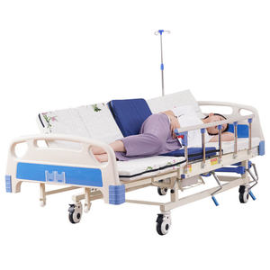 Sản Xuất Giá <span class=keywords><strong>ABS</strong></span> Sang Trọng Của Nhãn Hiệu Bệnh Viện Điều Dưỡng Giường 5 Chức Năng Đầy Đủ Uốn Cong Chăm Sóc Nhà Giường Cho Người Cao Tuổi - Product Image 2