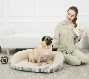 سرير كلاب عالي الجودة مخصص لتقوية الأعضاء اللافندر ، سرير كلاب فوم مقاوم للماء قابل للإزالة كبير جدًا فاخر ، سرير حيوانات أليفة للكلاب - Product Image 5