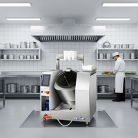 Peralatan Dapur Komersial Mesin Masak Otomatis Penggoreng Nasi Goreng Robot Penggulung Otomatis Pemasukan Bahan Masakan Penggoreng Saus Garam 304