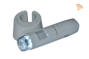 Microscopio con detector polarizador de cuero cabelludo polarizador LED <span class=keywords><strong>digital</strong></span> WIFI de 2MP 600X - Product Image 4