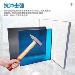 Plaque en polycarbonate Song Sheng 5 mm d'épaisseur, bleu lac transparent, pour pare-soleil, auvents, isolation phonique autoroute - Product Image 3