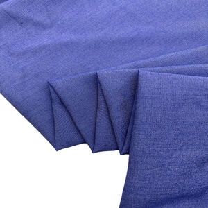 Solid Violet Smooth Pure Cotton Fabric Soft Breathable Textile For Summer T-shirt Dress <b>Blouse</b> Hanfu Garment Wholesale - Product Image 4