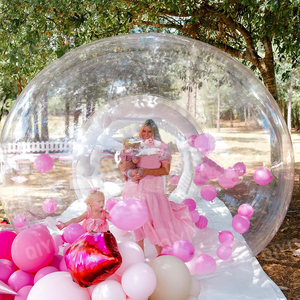 Alta calidad portátil fiesta modelo globo tienda boda inflable soplador PVC Material burbuja casa - Product Image 1