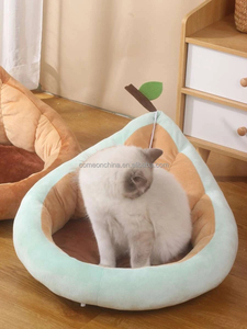 Wholesale Sleeping Pet Beds for Dogs and <b>Cats</b> Plush <b>Cat</b> Sleeping Dog Cot Small Pet <b>Sofa</b> Bed Fluffy Comfy Padded Pet Bed - Product Image 4