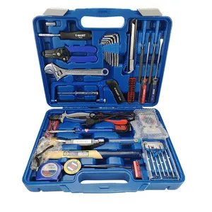 Kit de herramientas eléctricas para el hogar, Kit de herramientas para el hogar, reparación diaria, 59 piezas