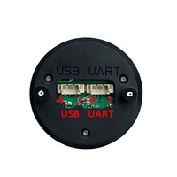 Módulo Escáner de Código de Barras Circular Integrado GM73 DC5V, Interfaz Dual USB UART, Lector de Códigos QR 1D 2D Redondo para Instalación en Equipos