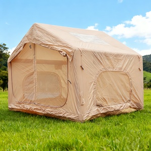 Tenda Gonfiabile per 4-6 Persone Senza Montaggio - 7.<span class=keywords><strong>5</strong></span> ㎡   Tenda da Campeggio Portatile per Tutte le Stagioni, Antivento e Antizanzare - Product Image 1