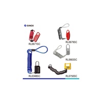 Cadenas à câble torsadé léger à combinaison à 3 chiffres de qualité supérieure, diamètre 2,2 mm/3,0 mm, multifonction, disponible en OEM, fabriqué en Chine