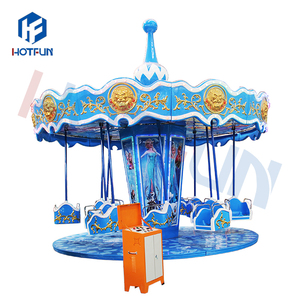 Matériaux durables en fibre de verre métal acier chaise volante de glace parc d'attractions extérieur attractions vente centre commercial à vendre - Product Image 2