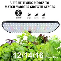 12 Pod Hidroponik Smart Indoor Garden Planter Kit Lampu LED untuk Perkecambahan Tanaman Tipe Elektronik