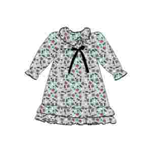 Qingli OEM tarifs gratuits petites filles Maxi robe vêtements <span class=keywords><strong>de</strong></span> <span class=keywords><strong>nuit</strong></span> chemises <span class=keywords><strong>de</strong></span> <span class=keywords><strong>nuit</strong></span> lait soie tissu Moo Moo <span class=keywords><strong>chemise</strong></span> <span class=keywords><strong>de</strong></span> <span class=keywords><strong>nuit</strong></span> - Product Image 3